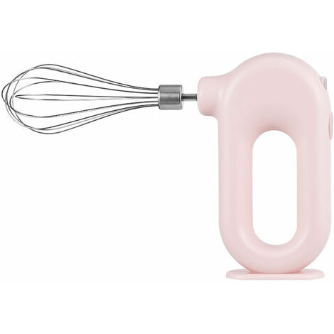 Mezclador Eléctrico de Cocina, Ergonómico, Eficiente y Práctico - Mezclador de Plástico y Acero Inoxidable Rosa