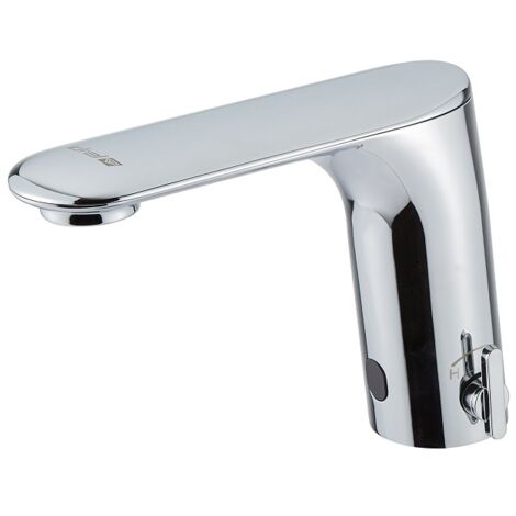 Mezclador electrónico de lavabo serie OTTO con fotocélula y alimentación por pilas - Idral
