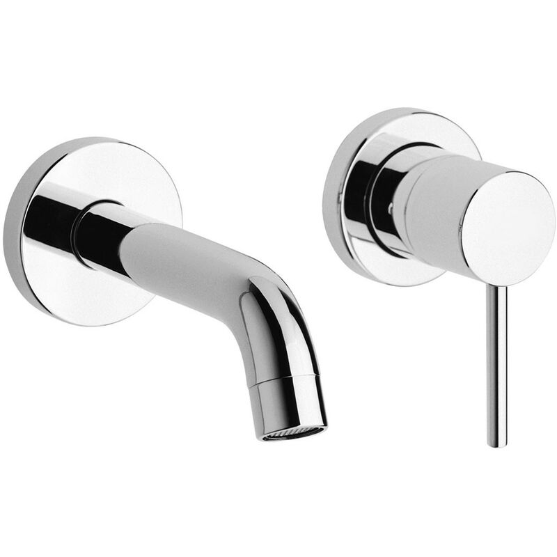 

Mezclador de lavabo de pared con placas Ø66 mm Paini Cox 78CR208 | Cromo