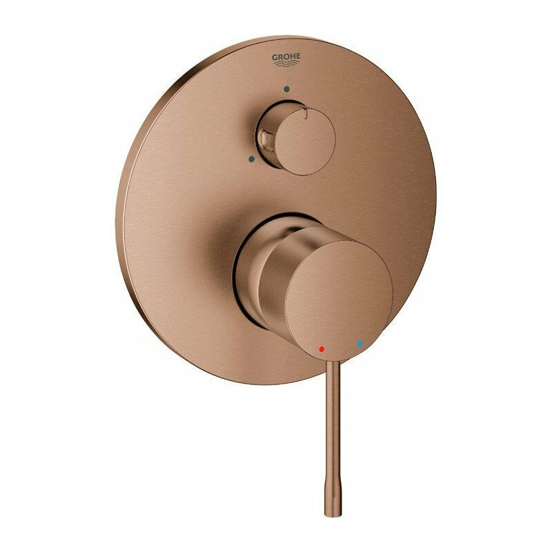 

Mezclador monomando Essence 24092 FMS para 35600 3 desviadores oro rosa brillante geb.