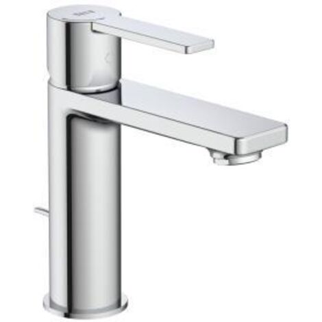 MEZCLADOR LAVABO TARGA CON AIREADOR Y DESAGÜE AUTOMÁTICO CROMO