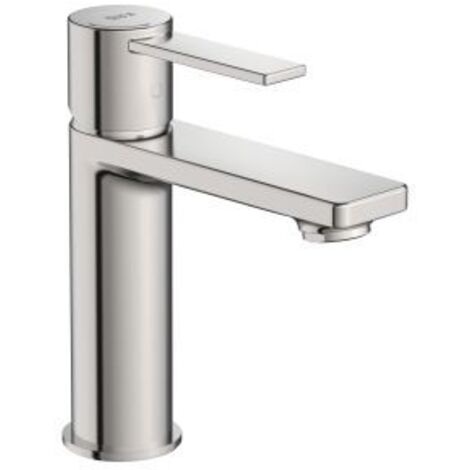 MEZCLADOR LAVABO TARGA DE CUERPO LISO CON AIREADOR ACERO INOXIDABLE