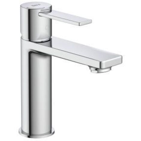 MEZCLADOR LAVABO TARGA DE CUERPO LISO CON AIREADOR CROMO