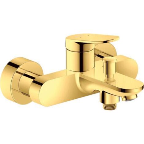 Mezclador mecánico de baño-ducha DURAVIT Wave oro pulido