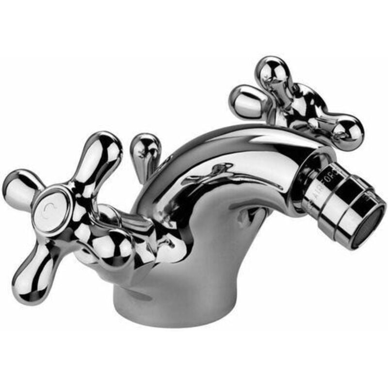 

mezclador para bidé con dos manijas Iris - Viola IRV131 IRV135 | Cromo - Viola - Desagüe automático 1'1/4 - Paffoni