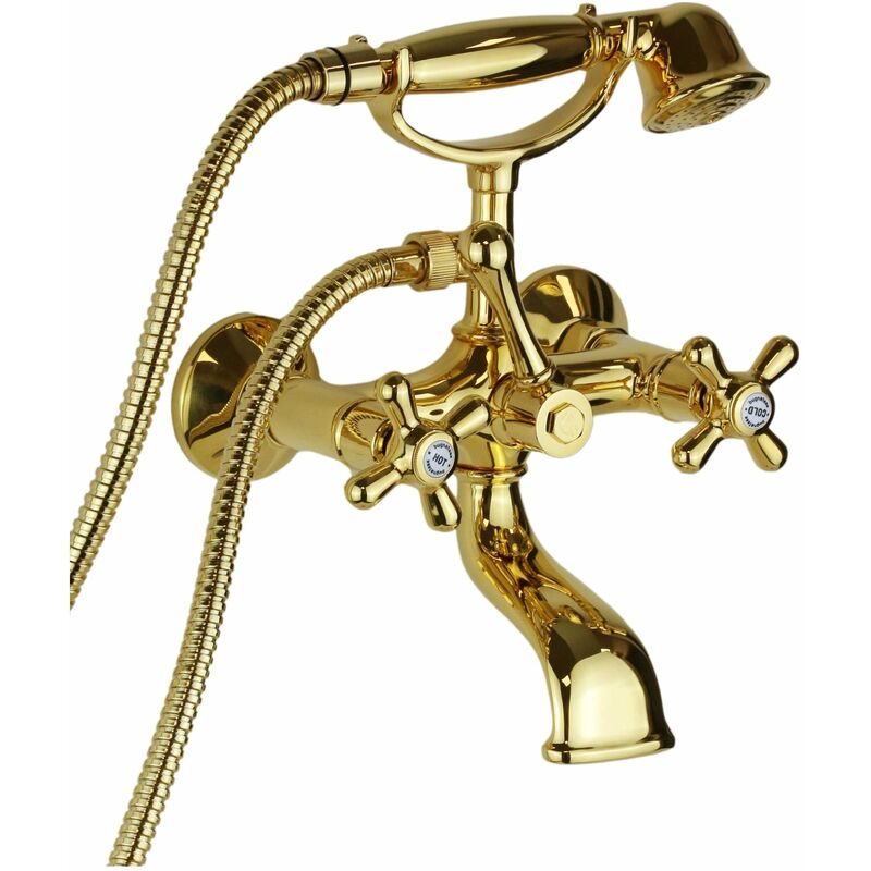 

Mezclador de baño externo con juego de ducha Bugnatese Old '800 001 | Oro