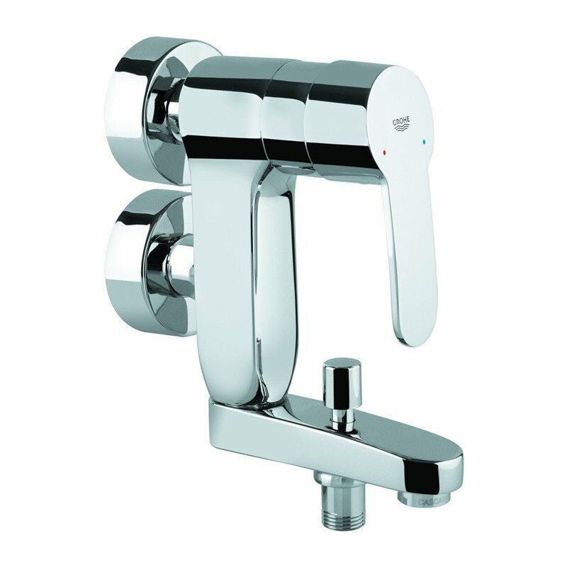 

Mezclador monomando de bañera EUROSTYLE C VERT DN 15 cromo