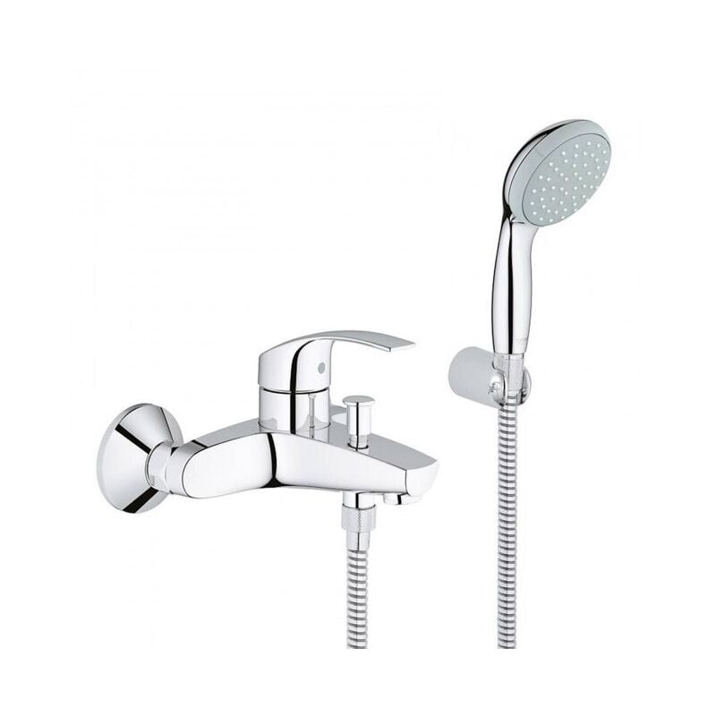 

Mezclador monomando de baño-ducha Eurosmart Grohe | cromado brillante