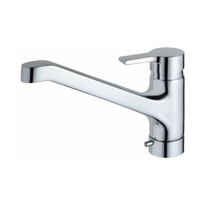 

Ideal - Mezclador monomando de cocina ACTIVE DN 15, dispositivo de cierre ND cromo STANDARD