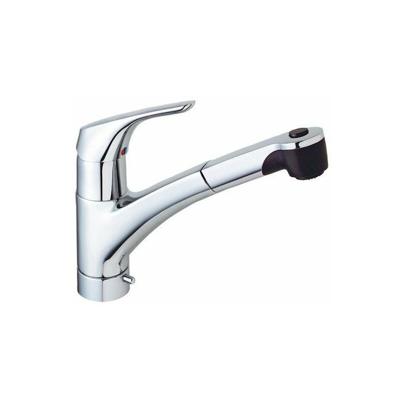 

Mezclador monomando de cocina CERASPRINT DN 15, freno de mano extraíble 2 funciones cromado IDEAL STANDARD