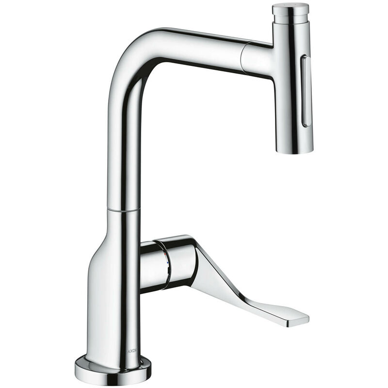 

Mezclador monomando de cocina Axor Citterio DN15 Select 230 2jet con pulverizador extraíble, color: cromado - 39862000 - Hansgrohe