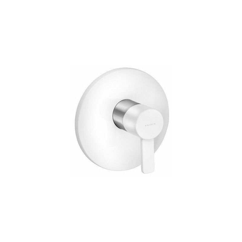

Mezclador monomando de ducha ZENTA para instalación empotrada cromo / blanco KLUDI
