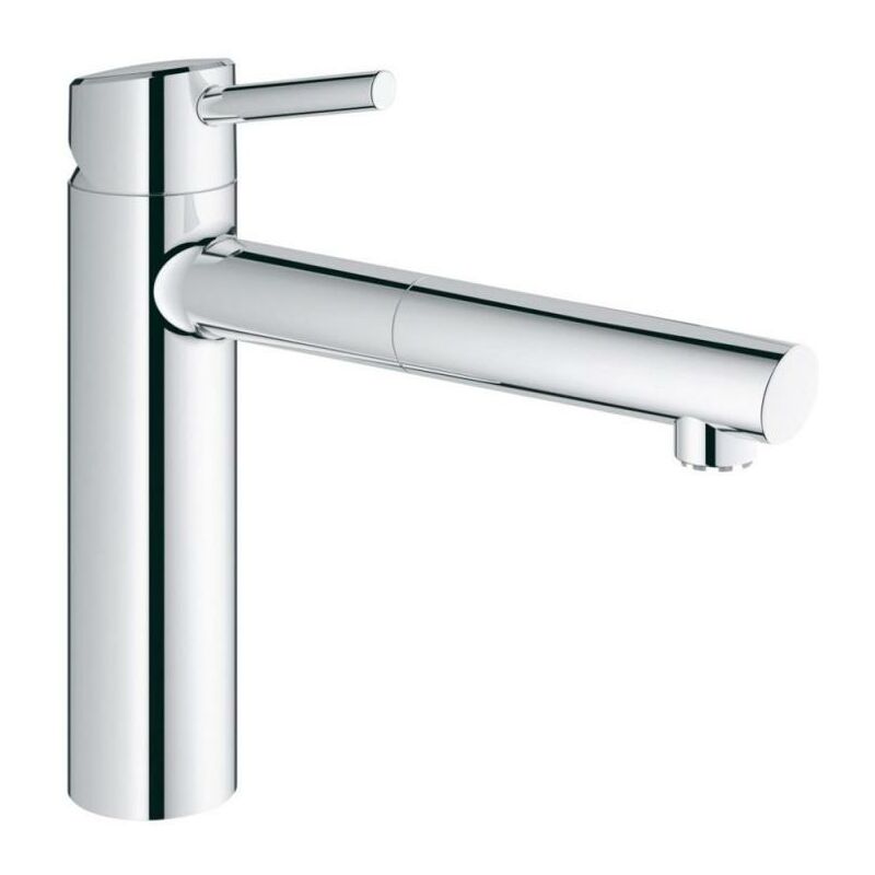 

Mezclador monomando de fregadero Grohe Concetto de caño medio-alto, regulador de chorro extraíble - 31214001