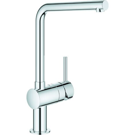 Mezclador monomando de fregadero GROHE Minta, caño en L, 31375000