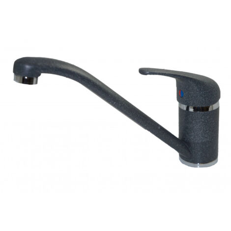Mezclador monomando de fregadero modelo SANDRI OASIS STANDARD pizarra de granito
