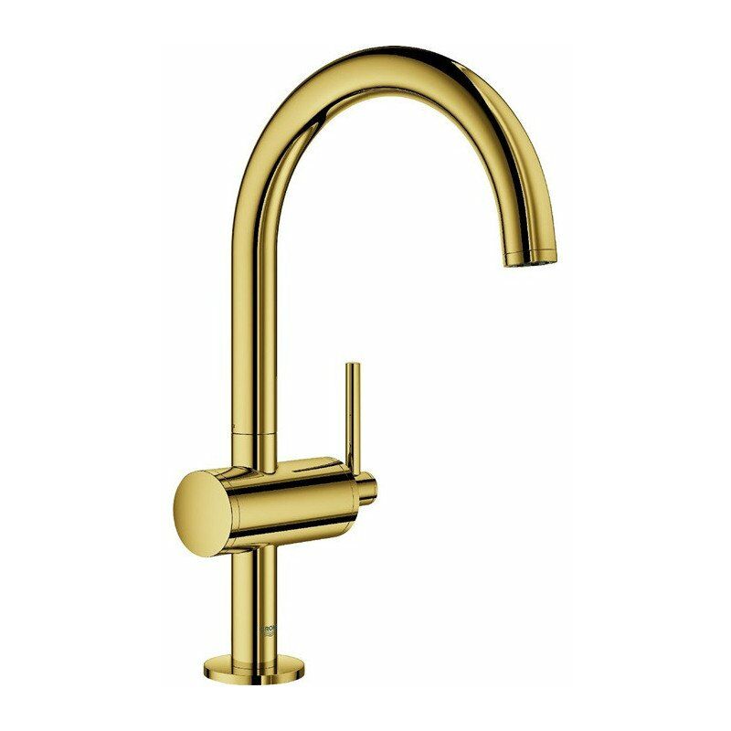 

Grohe - Mezclador monomando de lavabo Atrio 32042 L-Size oro brillante