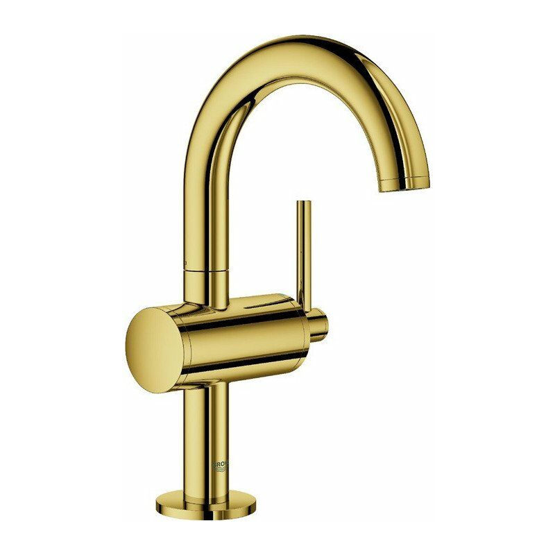 

Grohe - Mezclador monomando de lavabo Atrio 32043 Tamaño M dorado brillante