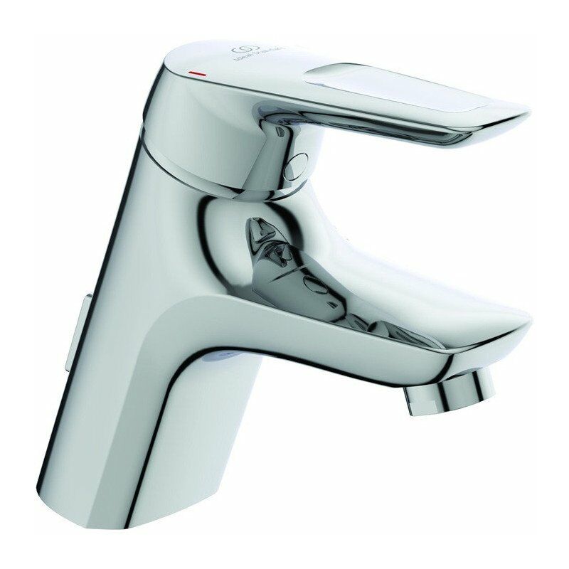 

Ideal - Mezclador monomando de lavabo CERAMIX saliente 137 mm cromo con vaciador STANDARD