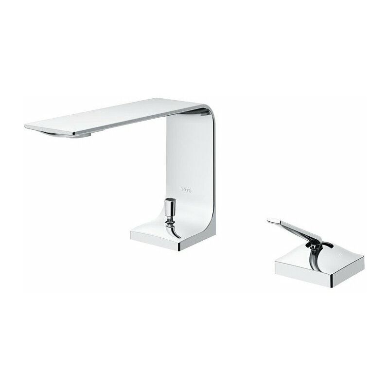 

Toto - Mezclador monomando de lavabo con 2 orificios saliente ZL 144 mm, altura 114 mm cromado