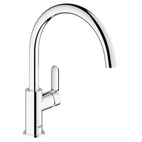 Mezclador monomando de lavabo con caño giratorio