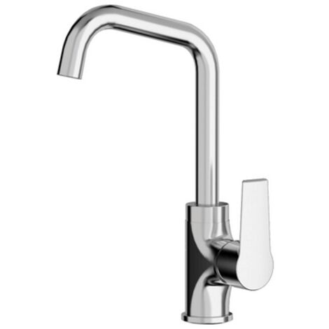 Mezclador monomando de lavabo con caño giratorio - Ten Line, cromado