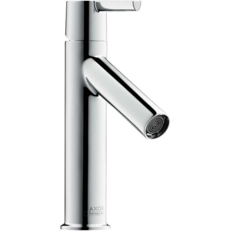 Mezclador monomando de lavabo con maneta de palanca, desagüe libre cromado