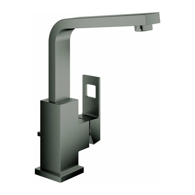 

Mezclador monomando de lavabo EUROCUBE DN 15 grafito duro cepillado