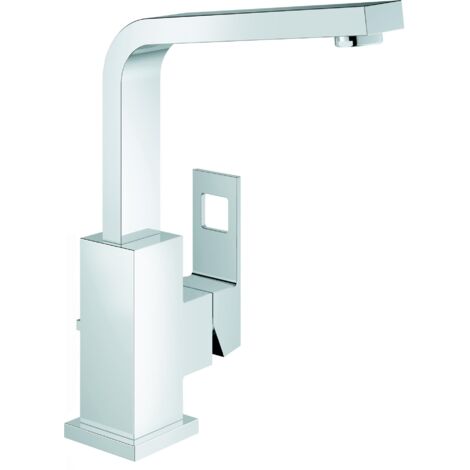 Mezclador monomando de lavabo EUROCUBE DN 15 grafito duro cepillado GROHE
