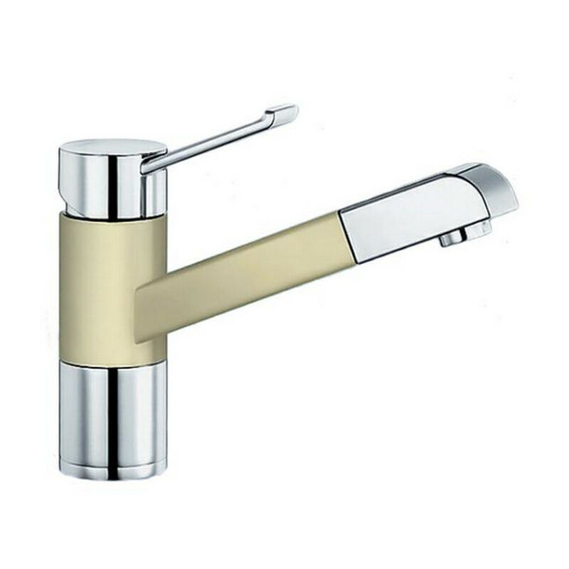 

mezclador monomando de lavabo jazmín / cromo - 513023 - blanco -