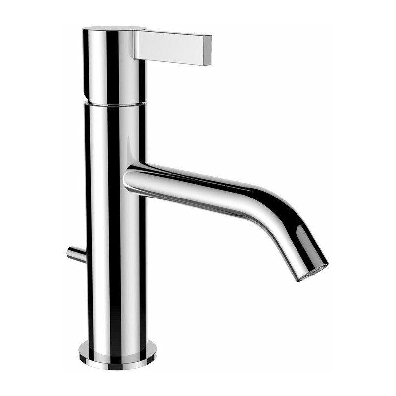 

Mezclador monomando de lavabo KARTELL saliente 135 mm con desagüe cromado LAUFEN