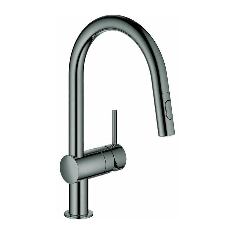 

Mezclador monomando de lavabo Minta 32321 Salida C Ducha de enjuague de grafito duro