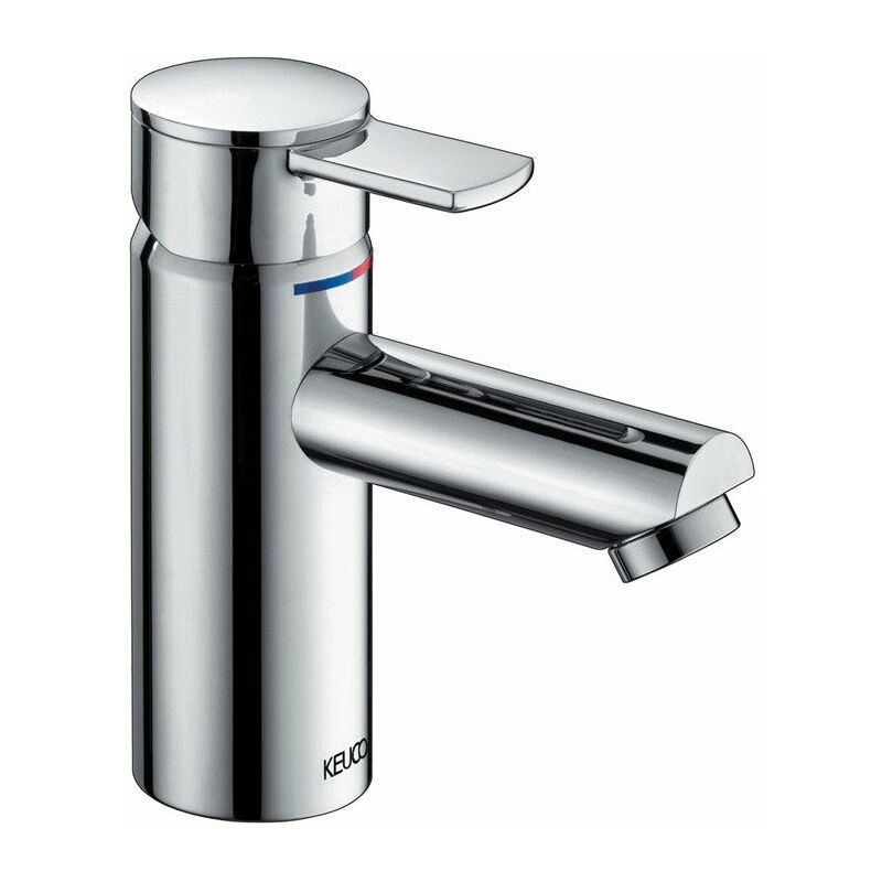 

Mezclador monomando de lavabo PLAN 80 acabado acero inoxidable KEUCO