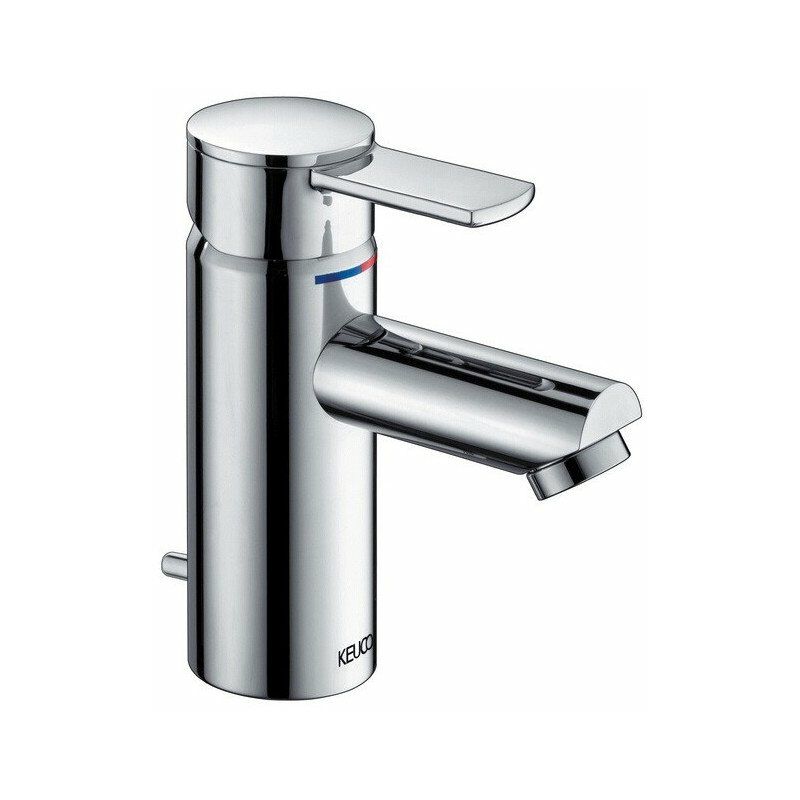 

Mezclador monomando de lavabo PLAN 80 con manija extendida cromada KEUCO