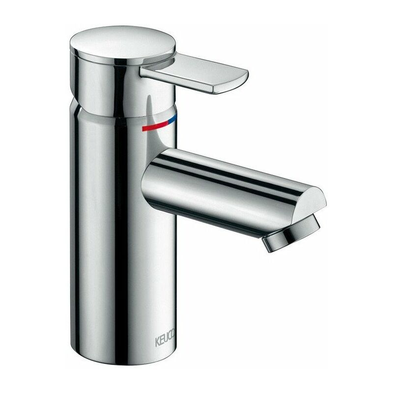 

Keuco - Mezclador monomando de lavabo PLAN 80 sin vaciador automático, acabado aluminio