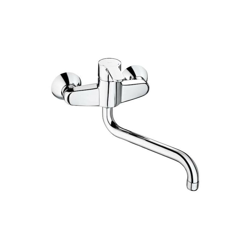 

Roca - Mezclador monomando exterior para cocina con caño giratorio L20