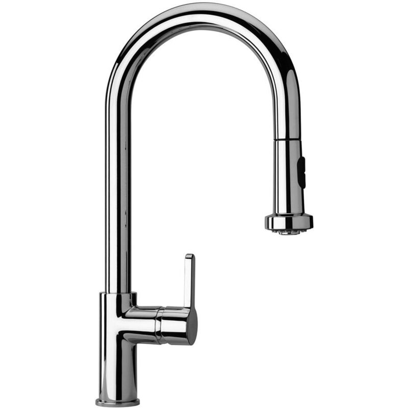 

Mezclador de fregadero con ducha extraíble Paini Arena 92CR591LL | Cromo