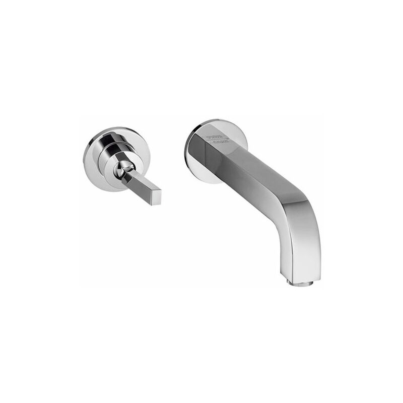 

Mezclador monomando AXOR Citterio para lavabo empotrado, rosetas para montaje en pared, caño 220mm, color: cromado - 39116000 - Hansgrohe