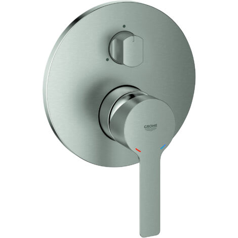 Mezclador monomando Lineare de Grohe con desviador de 3 vías,