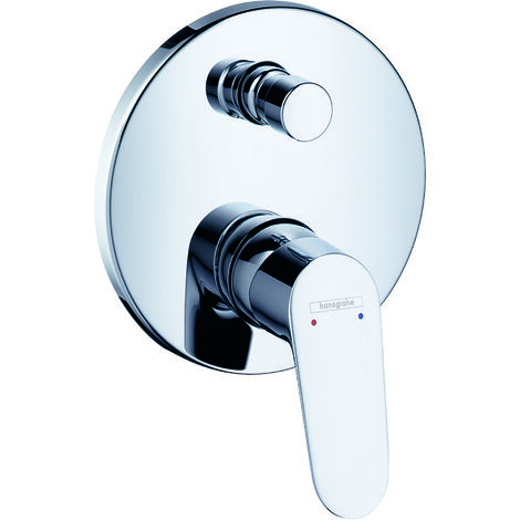 Mezclador monomando para bañera hansgrohe Focus, empotrado con