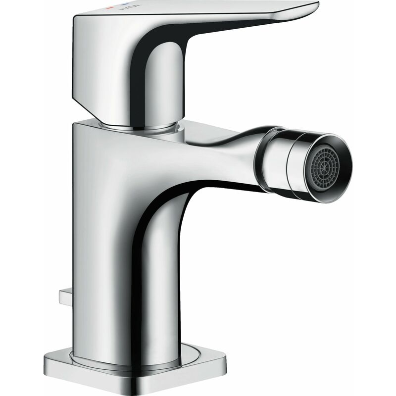 

Mezclador monomando para bidé Hansgrohe Axor Citterio E con mango de palanca y juego de desagüe, color: cromado - 36121000