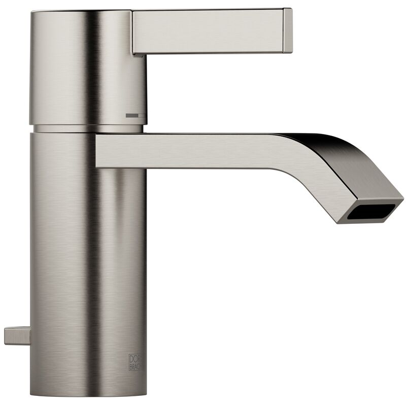 

Dornbracht IMO mezclador monomando de lavabo, proyección de 130mm, desagüe de 1 1/4 pulgadas, 33500670, color: Mate platino - 33500670-06