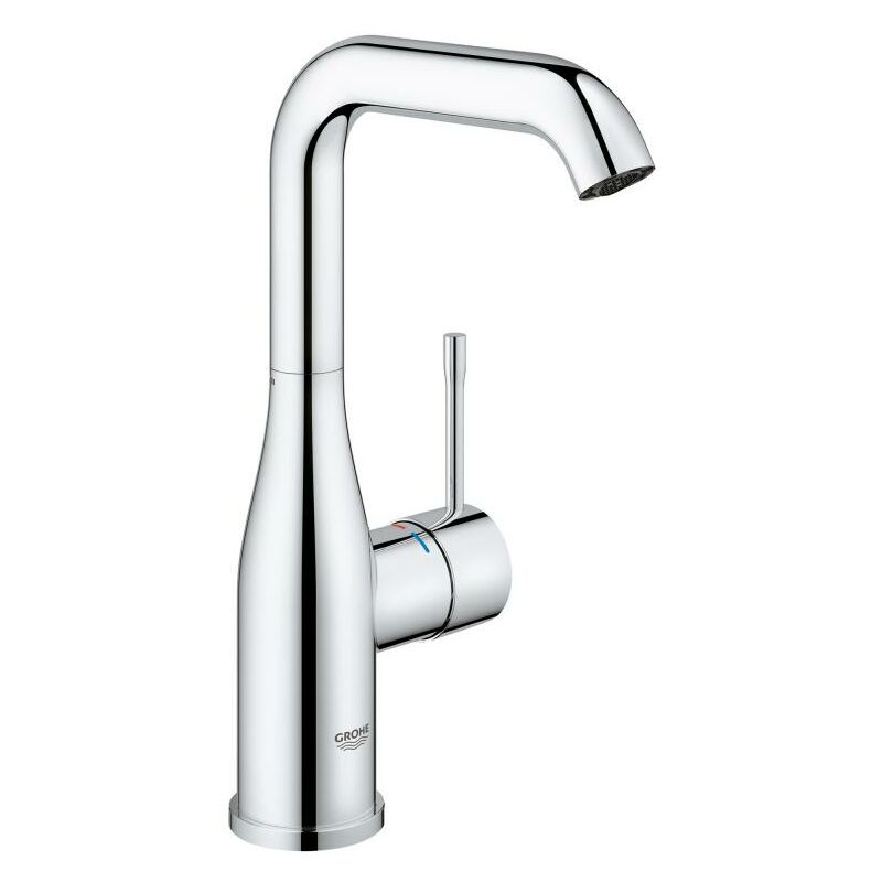 

Mezclador monomando para lavabo Essence, tamaño L, montaje de un solo orificio, con caño giratorio, sin desagüe automático - 23541001 - Grohe