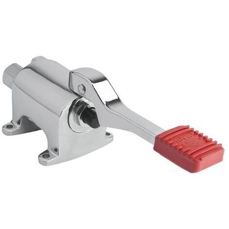 Mezclador monopedal progresivo de suelo en latón cromado - Idral