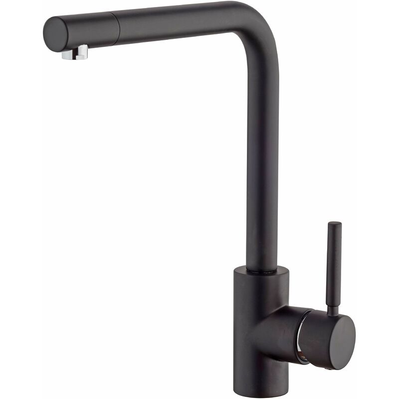 

Mezclador para fregadero con caño giratorioIcrolla Bonnie 7735 | Negro