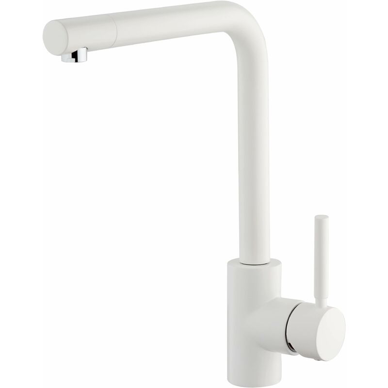 

Mezclador para fregadero con caño giratorioIcrolla Bonnie 7735 | Blanco mate