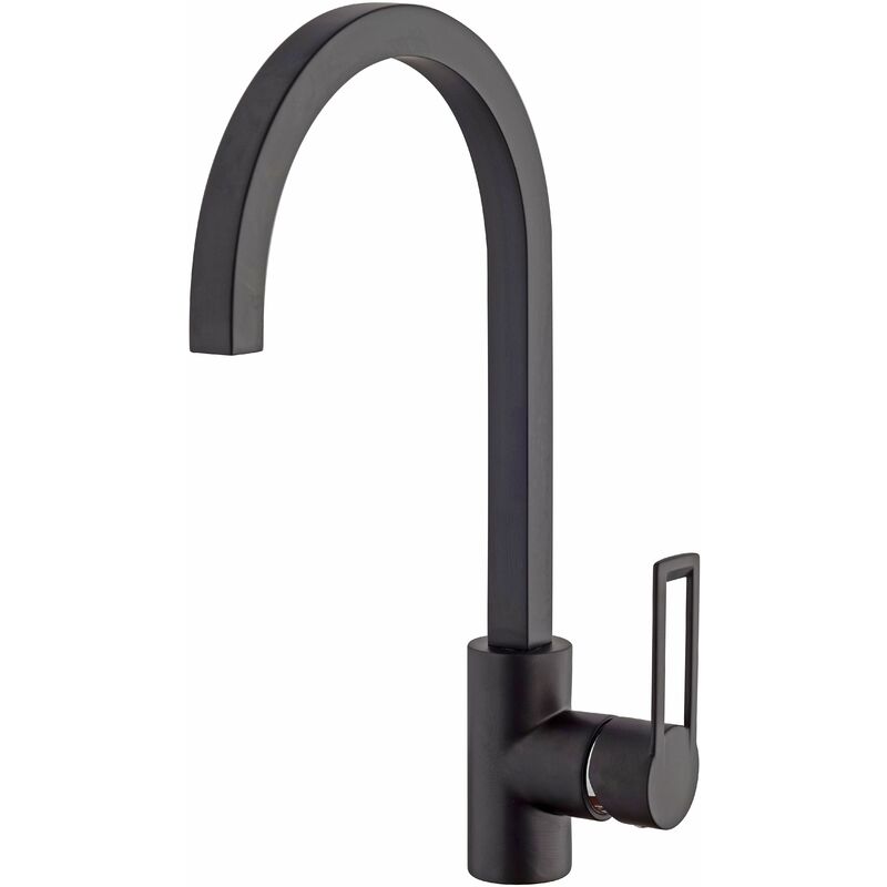 

Icrolla Rubinetterie - Mezclador para fregadero de cocina Icrolla Jacob 7736 | Negro mate