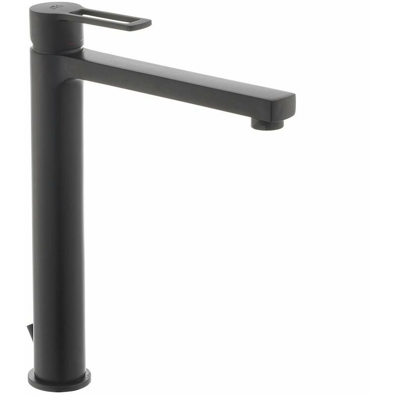 

Grifo para lavabo sobre columna ringo - west RIN081 - WS081 - RIN085-WS085 | Negro mate - RINGO - Desagüe automático 1'1/4 - Paffoni