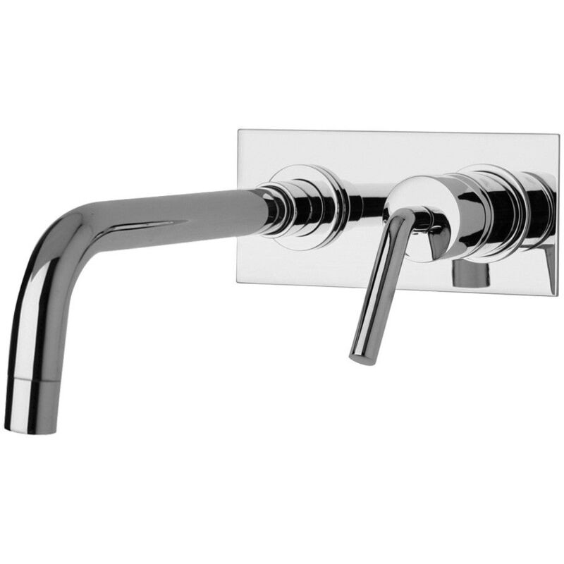 

Paini Rubinetteria - Mezclador de lavabo de pared con placa Paini Pixel New 81CR208PNEW | Cromo