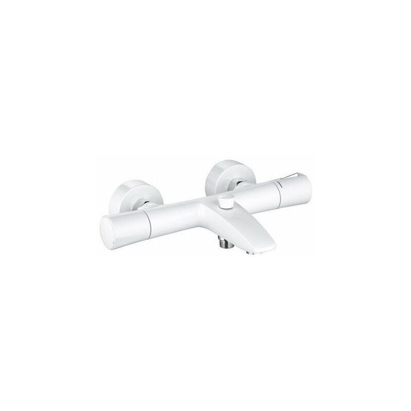

Mezclador termostático de baño-ducha cromado / blanco