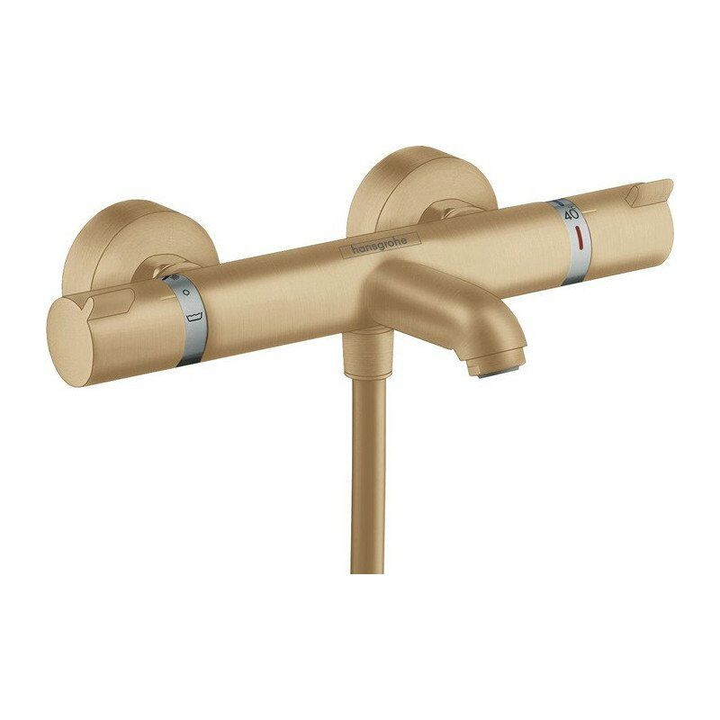 

Hansgrohe - Mezclador termostático de baño / ducha de bronce cepillado